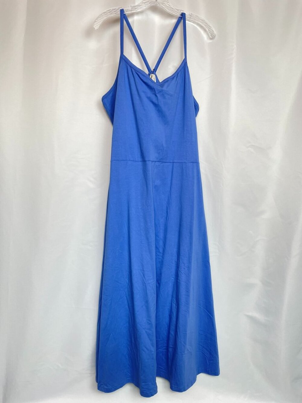 NWT Sustainable Pact Organic Cotton Coastal Midi Dress Pockets & Shelf XXXL